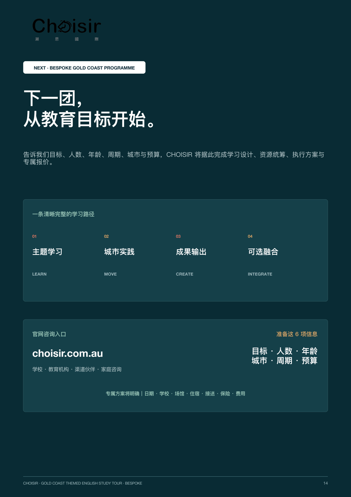 黄金海岸主题英语研学 第 14